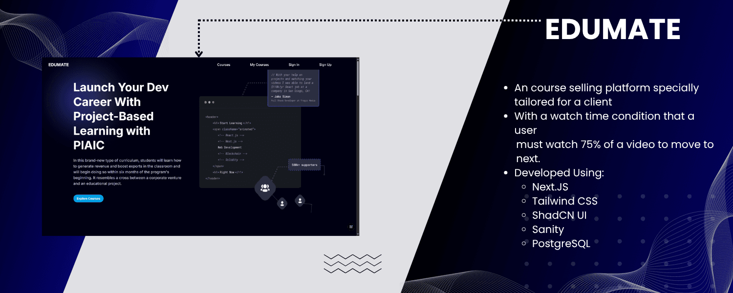 EDUMATE - Learning Management System