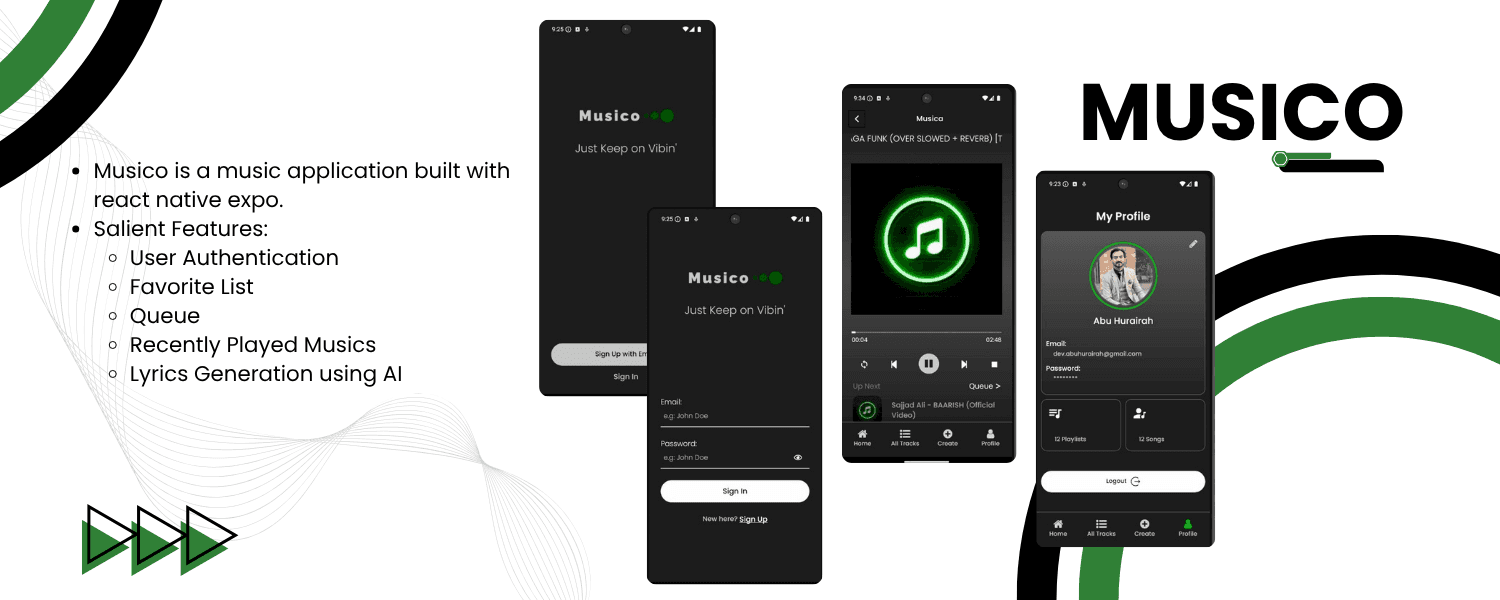 MUSICO - AI-Powered Music Player
