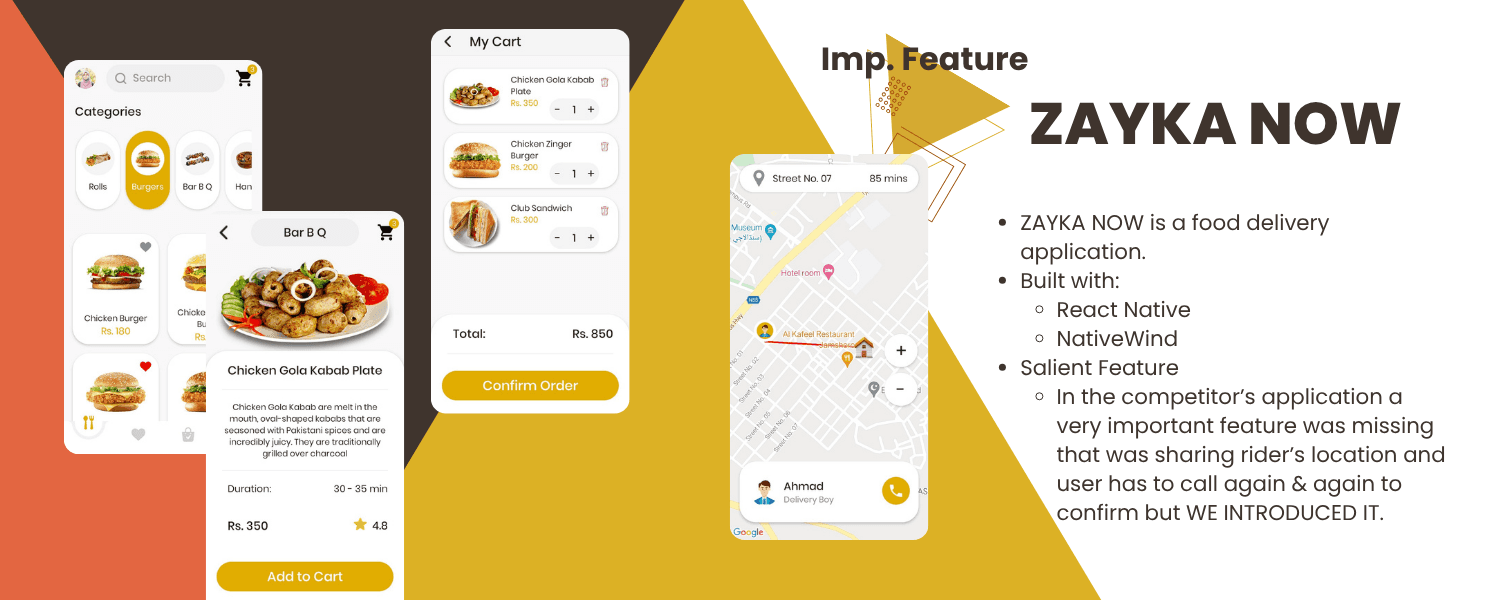 ZAYKA NOW - Food Delivery App